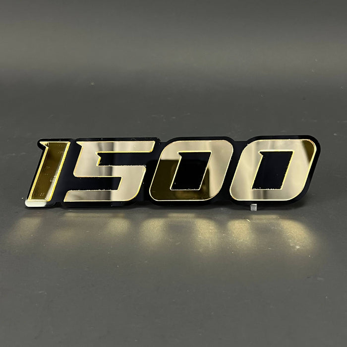 1PC 1500 3D Acrylic Badge - Car Truck Emblem Fender Tailgate Trunk Sticker