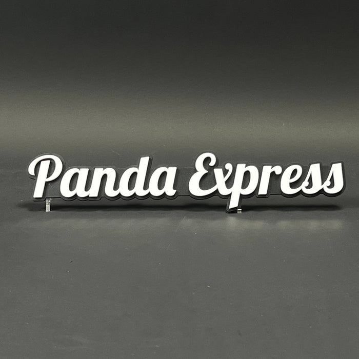 1PC Panda Express 3D Acrylic Badge - Car Truck Emblem Fender Sticker