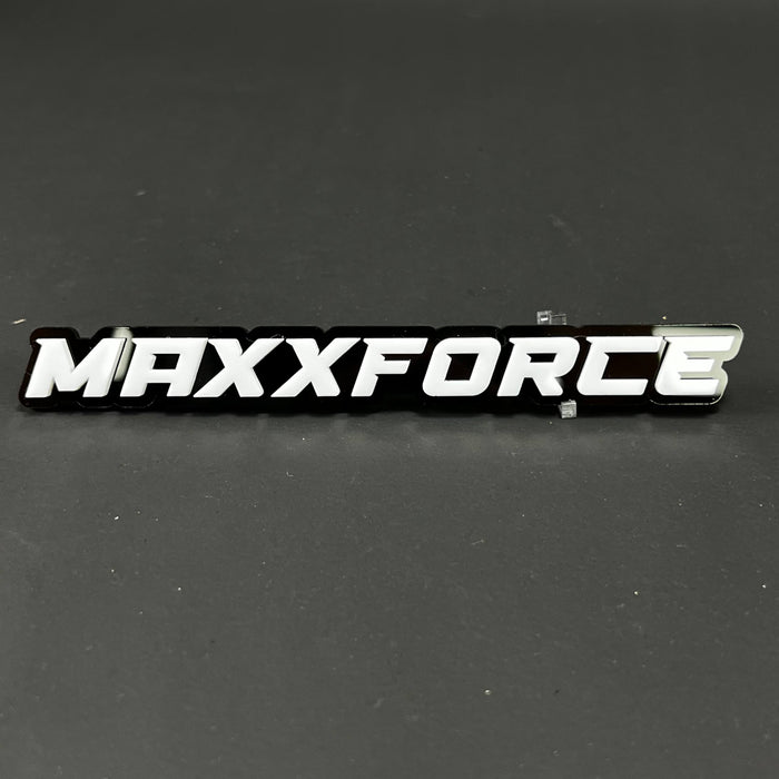 1PC MAXXFORCE 3D Acrylic Badge - Car Truck Emblem Fender Tailgate Trunk Sticker