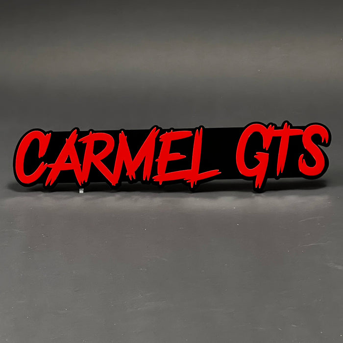 1PC CARMEL GTS 3D Acrylic Badge - Car Truck Emblem Fender Tailgate Trunk Sticker