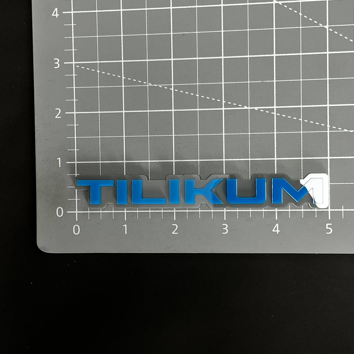 1PC TILIKUM1 3D Acrylic Badge - Car Truck Emblem Fender Tailgate Trunk Sticker