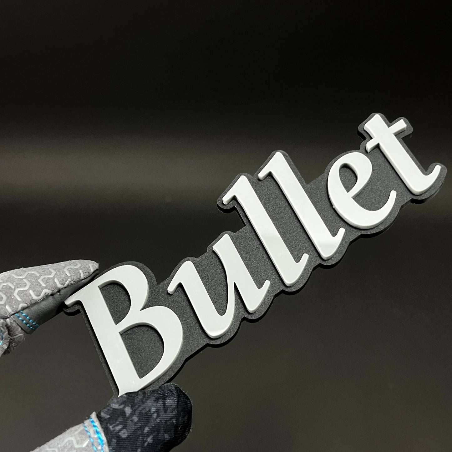1PC Bullet 3D Acrylic Badge - Car Truck Emblem Fender Tailgate Trunk Sticker