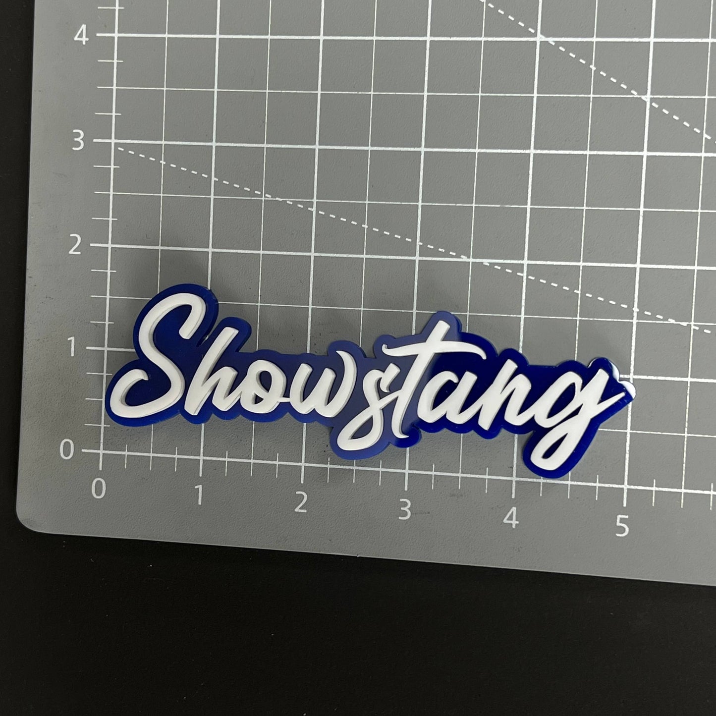 1PC Showstang 3D Acrylic Badge - Car Truck Emblem Fender Tailgate Trunk Sticker