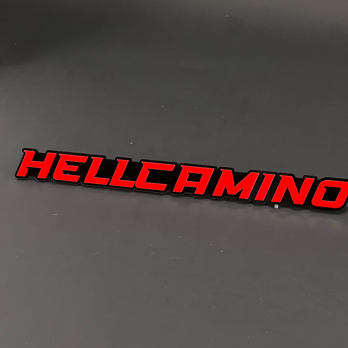 1PC HELLCAMINO 3D Acrylic Badge - Car Truck Emblem Fender Tailgate Trunk Sticker