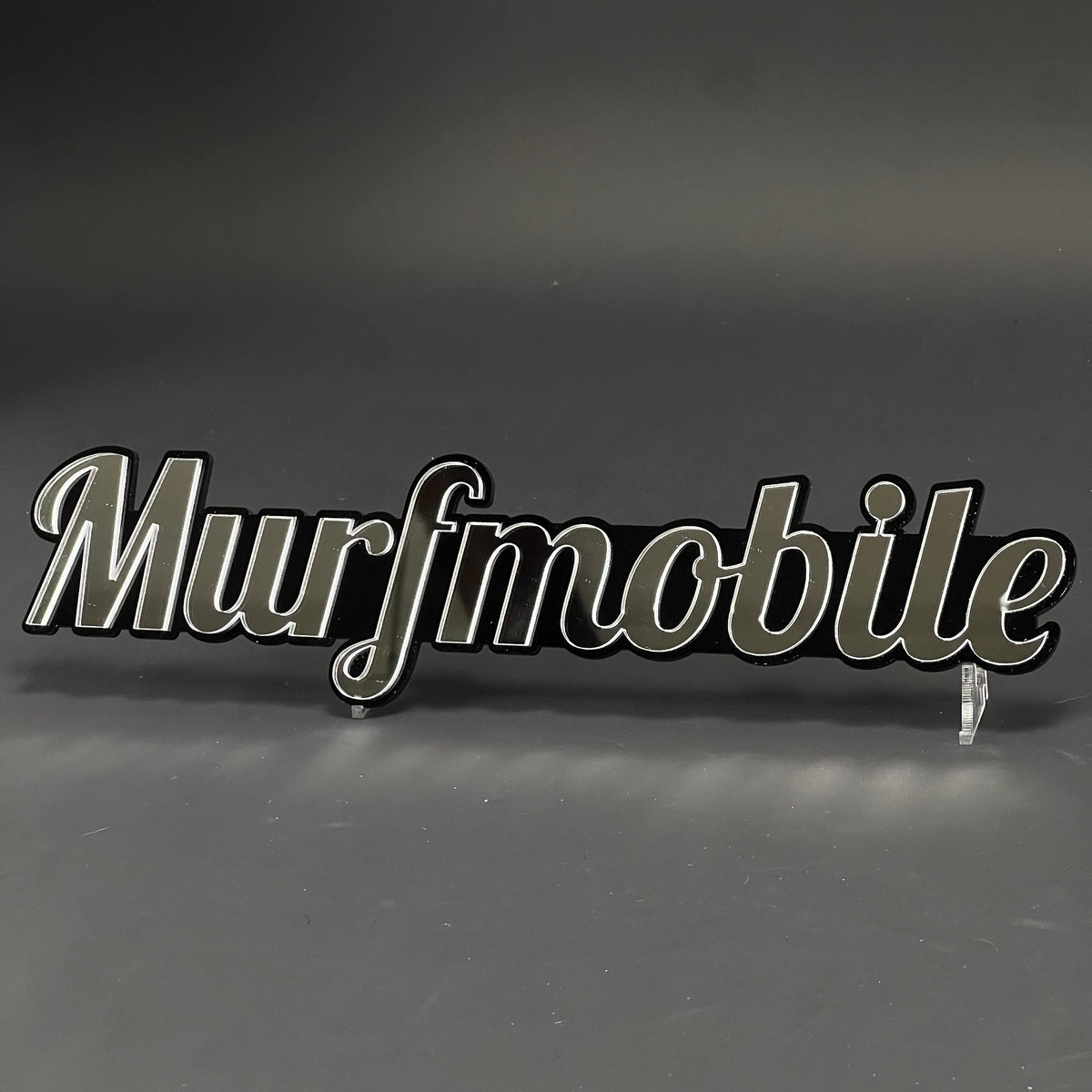 1PC Murfmobile 3D Acrylic Badge - Car Truck Emblem Fender Tailgate Trunk Sticker