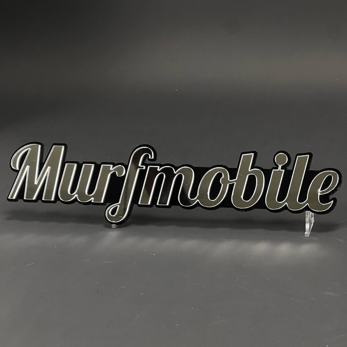 1PC Murfmobile 3D Acrylic Badge - Car Truck Emblem Fender Tailgate Trunk Sticker