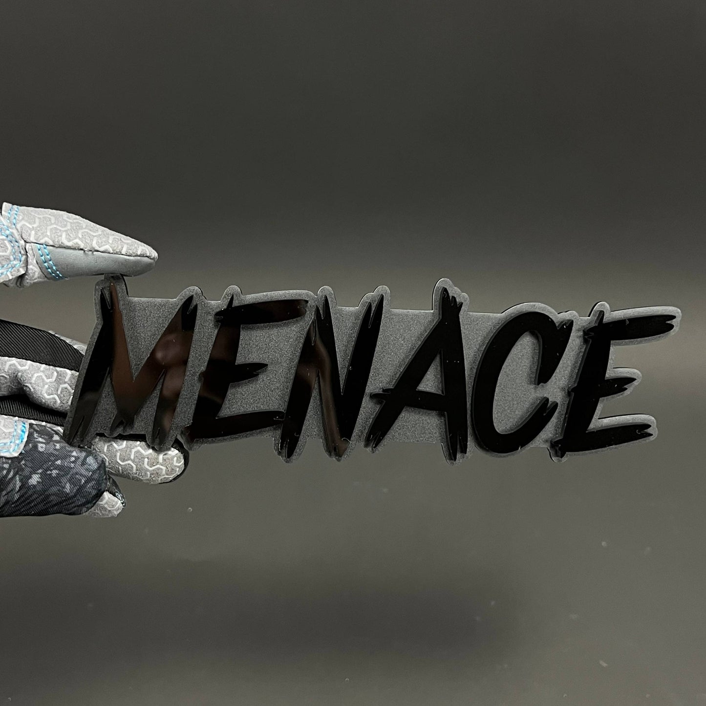 1PC MENACE 3D Acrylic Badge - Car Truck Emblem Fender Tailgate Trunk Sticker