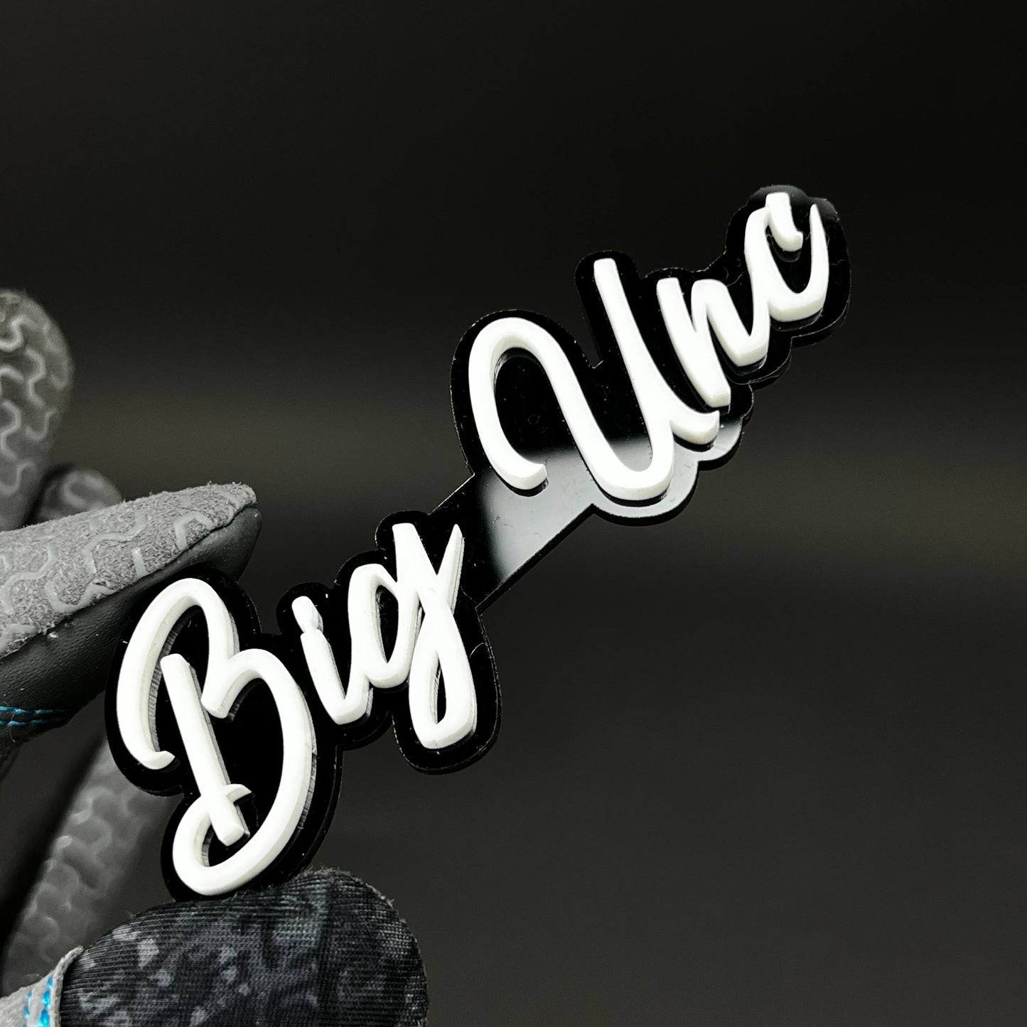 1PC Big Unc 3D Acrylic Badge - Car Truck Emblem Fender Tailgate Trunk Sticker