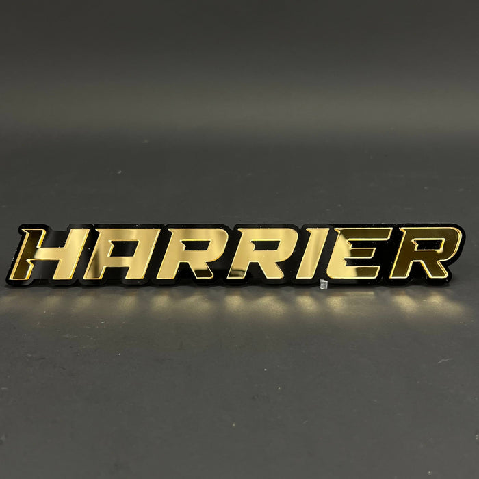 1PC HARRIER 3D Acrylic Badge - Car Truck Emblem Fender Tailgate Trunk Sticker