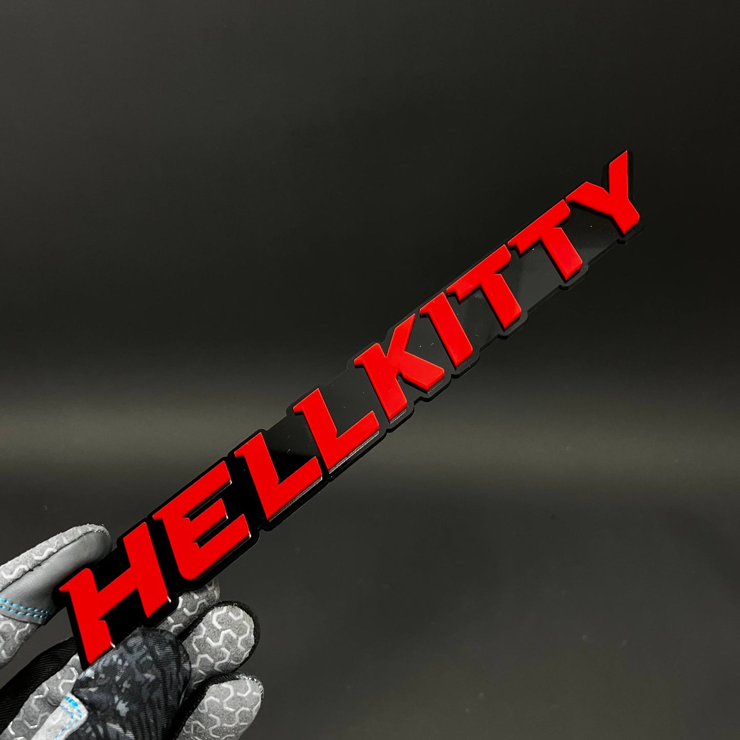 1PC HELLKITTY 3D Acrylic Badge - Car Truck Emblem Fender Tailgate Trunk Sticker