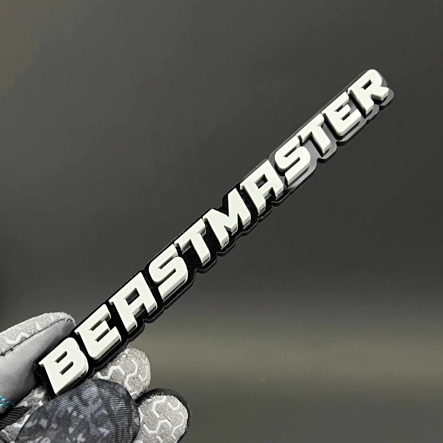 1PC BEASTMASTER 3D Acrylic Badge - Car Truck Emblem Fender Sticker