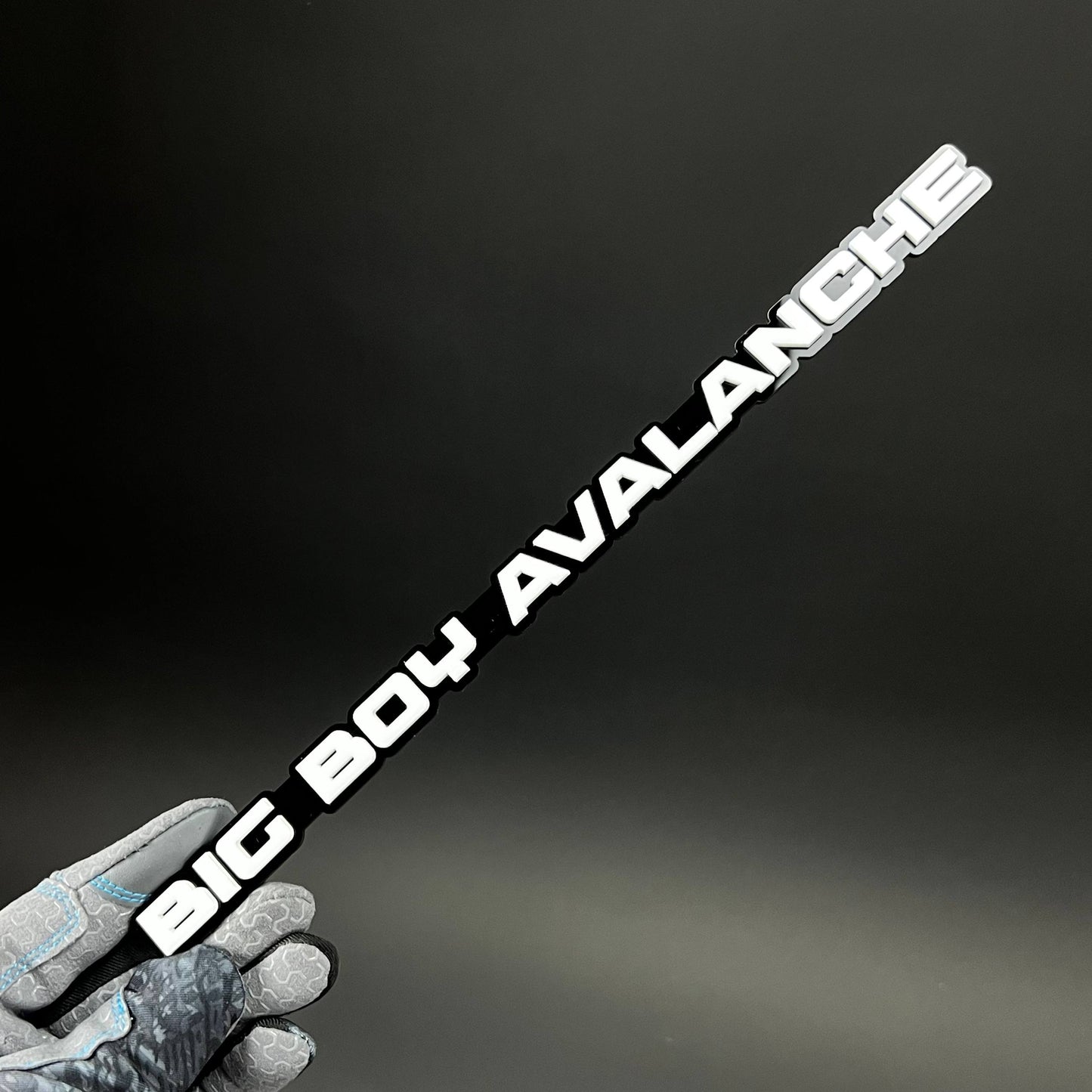 1PC BIG BOY AVALANCHE 3D Acrylic Badge - Car Truck Emblem Fender Sticker