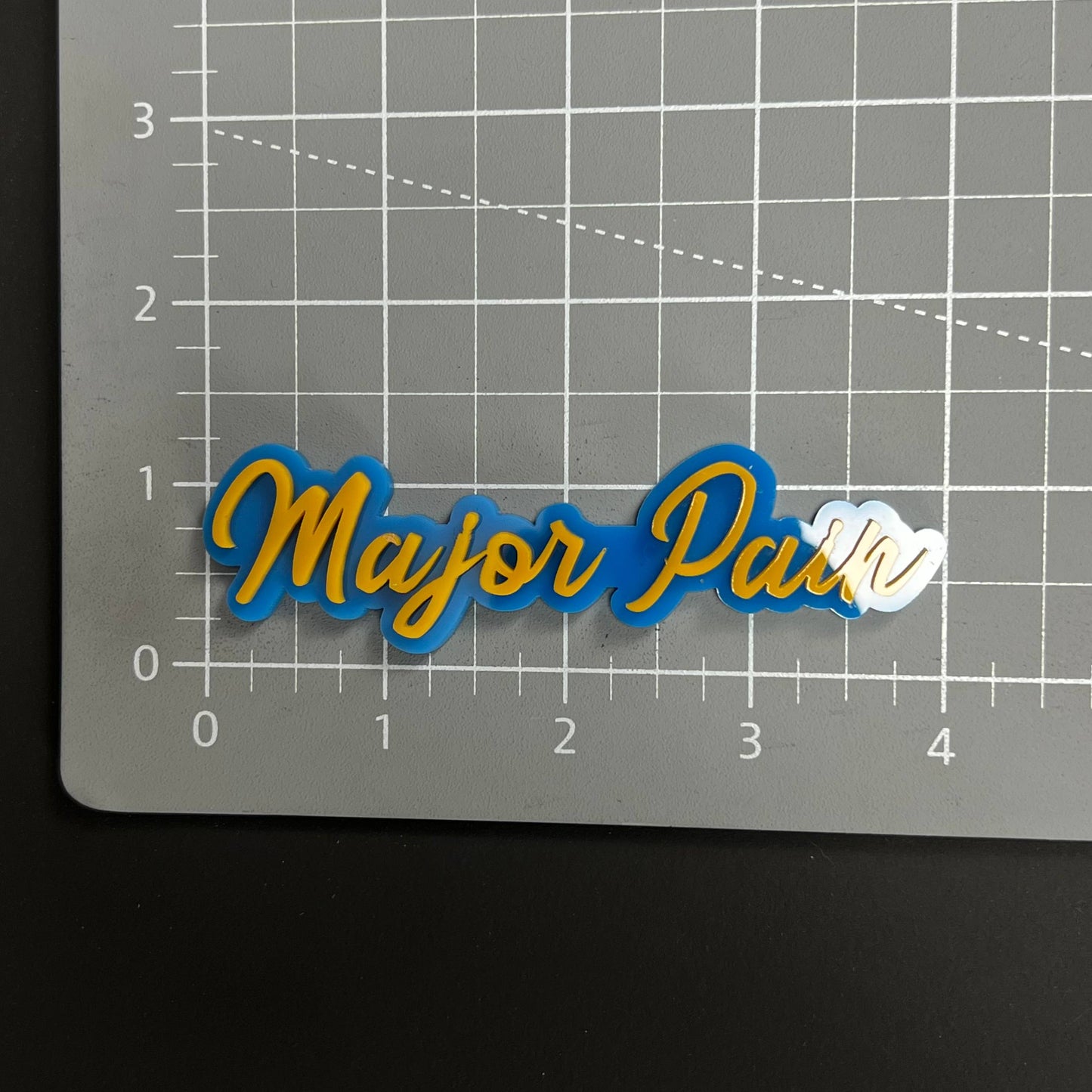 1PC Major Park 3D Acrylic Badge - Car Truck Emblem Fender Tailgate Trunk Sticker