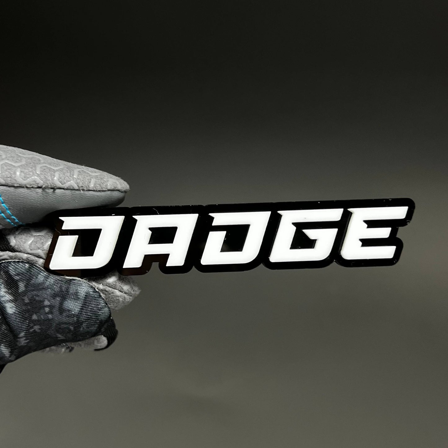 1PC DODGE 3D Acrylic Badge - Car Truck Emblem Fender Tailgate Trunk Sticker