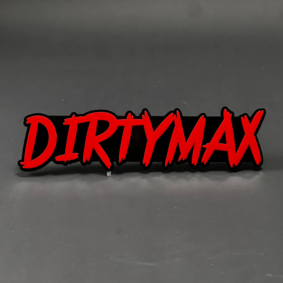 1PC DIRTYMAX 3D Acrylic Badge - Car Truck Emblem Fender Tailgate Trunk Sticker