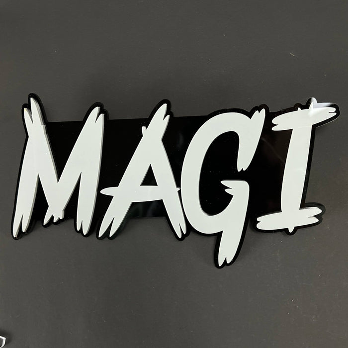 1PC MAGI 3D Acrylic Badge - Car Truck Emblem Fender Tailgate Trunk Sticker