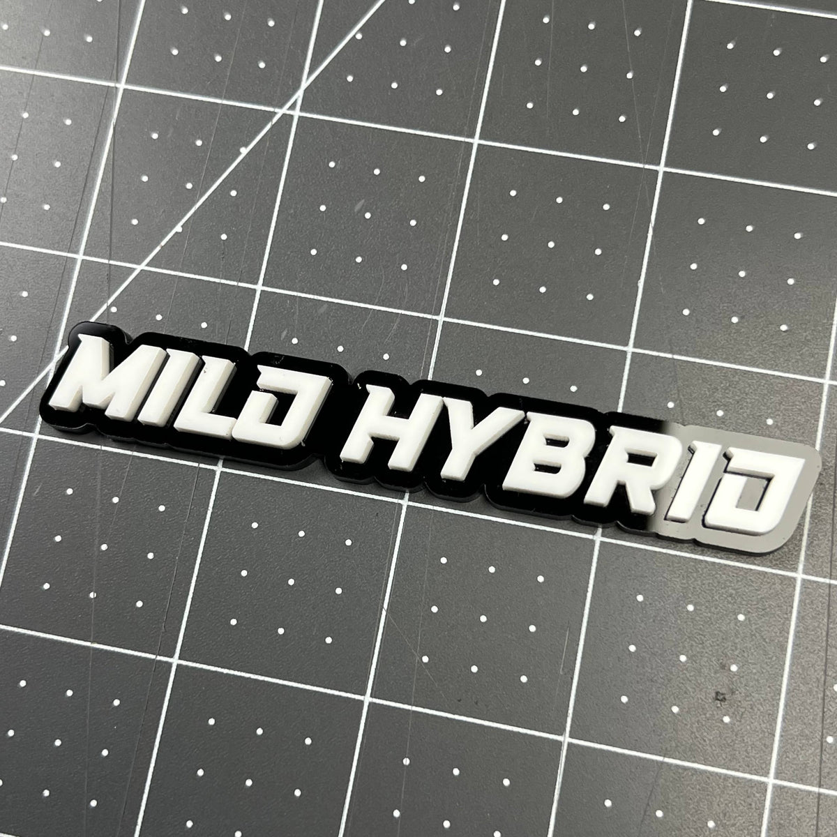 Mild Hybrid 3D Acrylic Badge - Car Truck Emblem Fender Tailgate Trunk Sticker