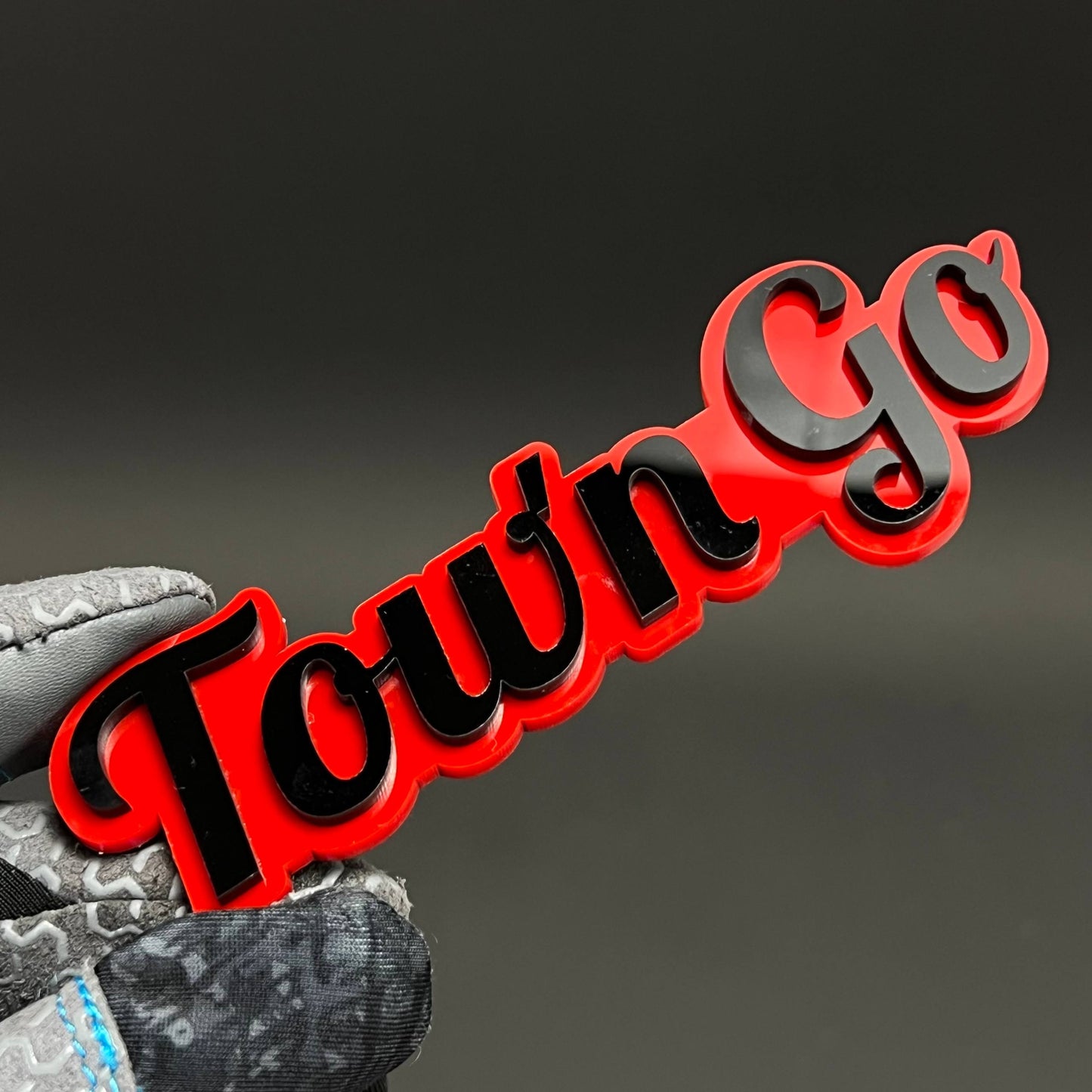 1PC Town'n Go 3D Acrylic Badge - Car Truck Emblem Fender Tailgate Trunk Sticker