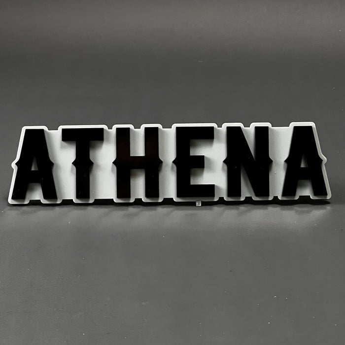 1PC ATHENA 3D Acrylic Badge - Car Truck Emblem Fender Tailgate Trunk Sticker