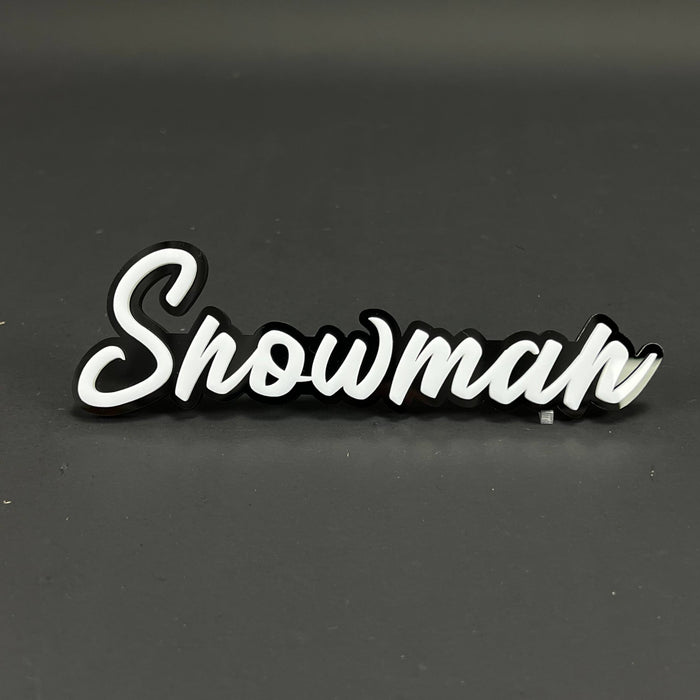 1PC Snowman 3D Acrylic Badge - Car Truck Emblem Fender Tailgate Trunk Sticker