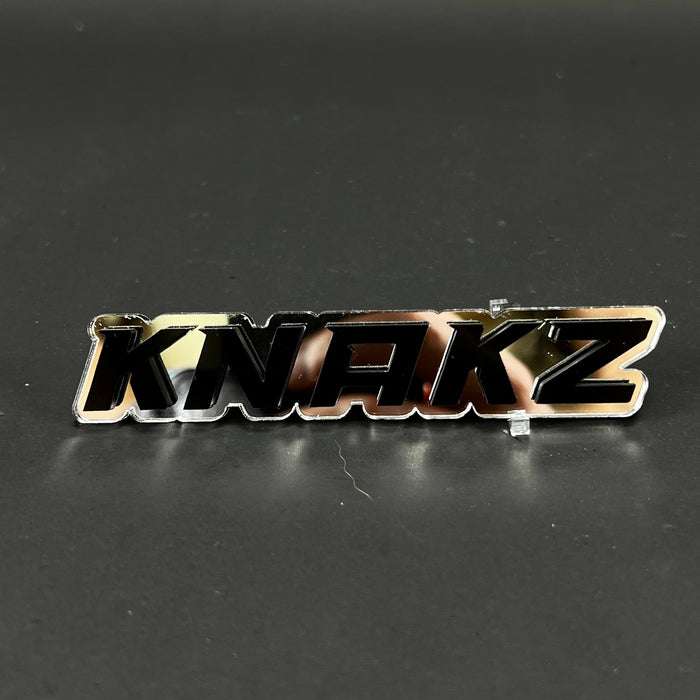 1PC KNAKZ 3D Acrylic Badge - Car Truck Emblem Fender Tailgate Trunk Sticker
