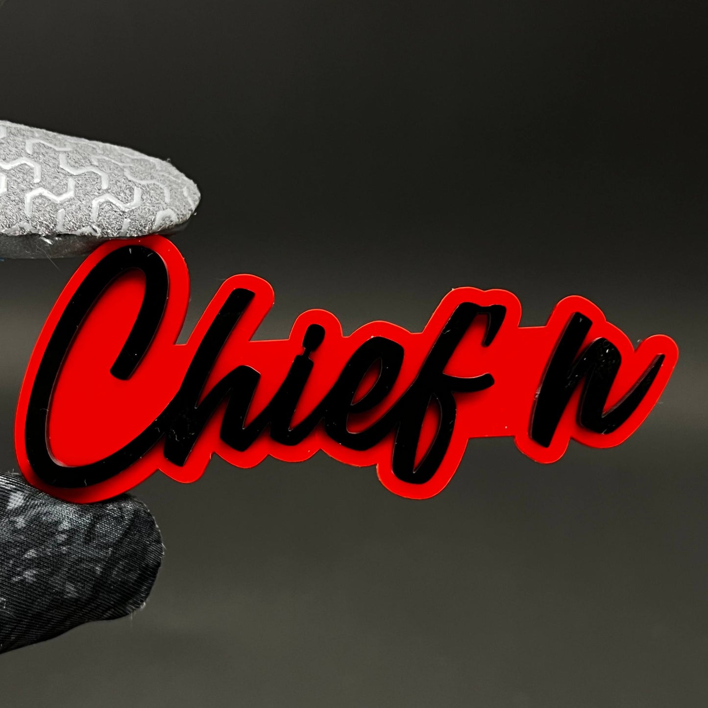 1PC Chief'n 3D Acrylic Badge - Car Truck Emblem Fender Tailgate Trunk Sticker