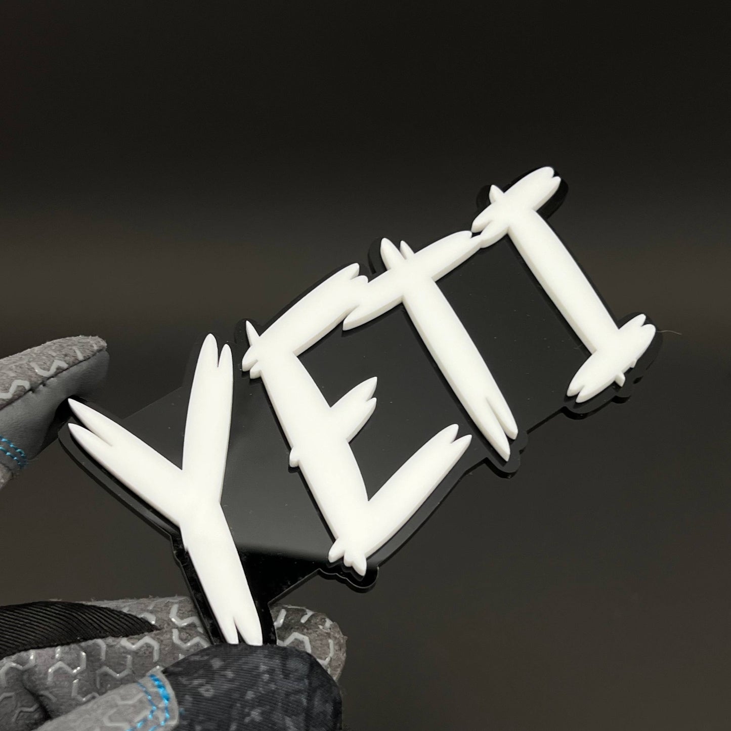 1PC YETI 3D Acrylic Badge - Car Truck Emblem Fender Tailgate Trunk Sticker