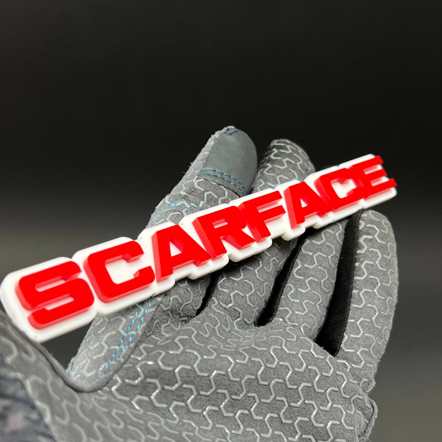 1PC SCARFACE 3D Acrylic Badge - Car Truck Emblem Fender Tailgate Trunk Sticker