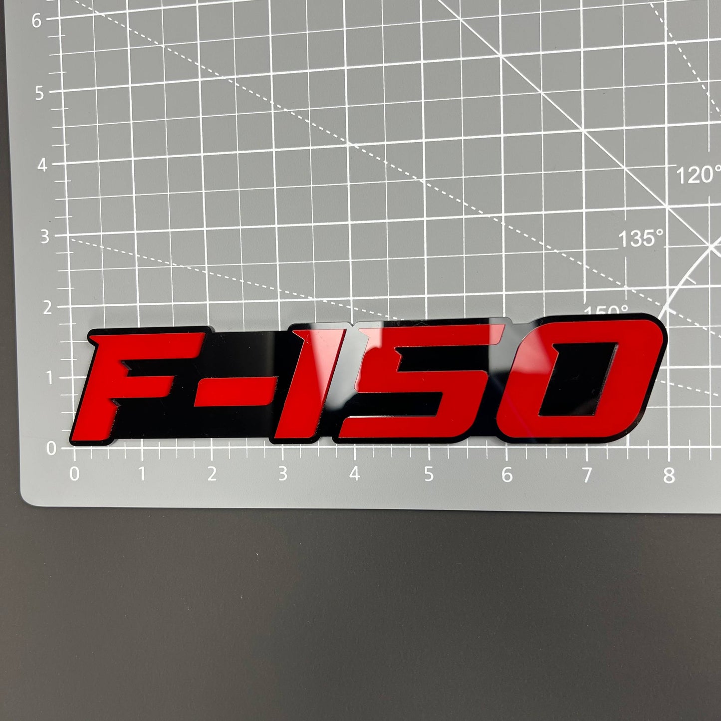 F-150 3D Acrylic Badge - Car Truck Emblem Fender Tailgate Trunk Sticker