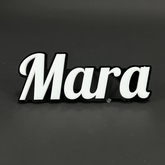 1PC Mara 3D Acrylic Badge - Car Truck Emblem Fender Tailgate Trunk Sticker