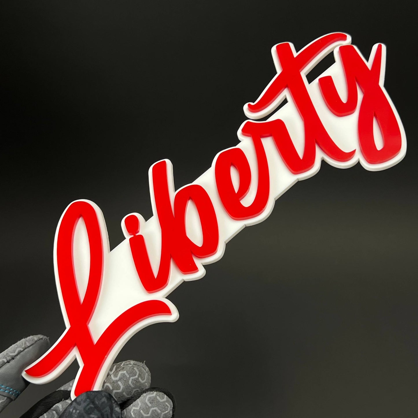 1PC Liberty 3D Acrylic Badge - Car Truck Emblem Fender Tailgate Trunk Sticker