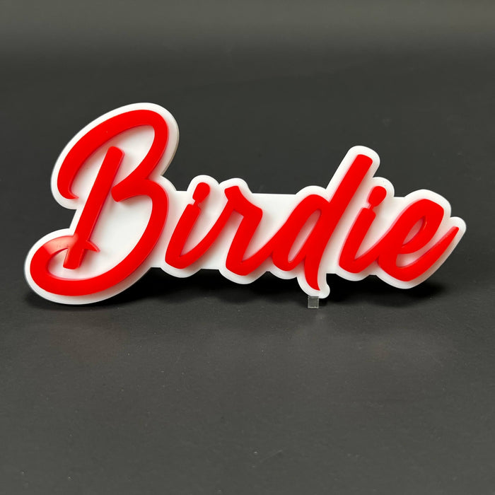 1PC Birdie 3D Acrylic Badge - Car Truck Emblem Fender Tailgate Trunk Sticker