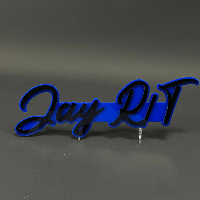1PC Jay RiT 3D Acrylic Badge - Car Truck Emblem Fender Tailgate Trunk Sticker