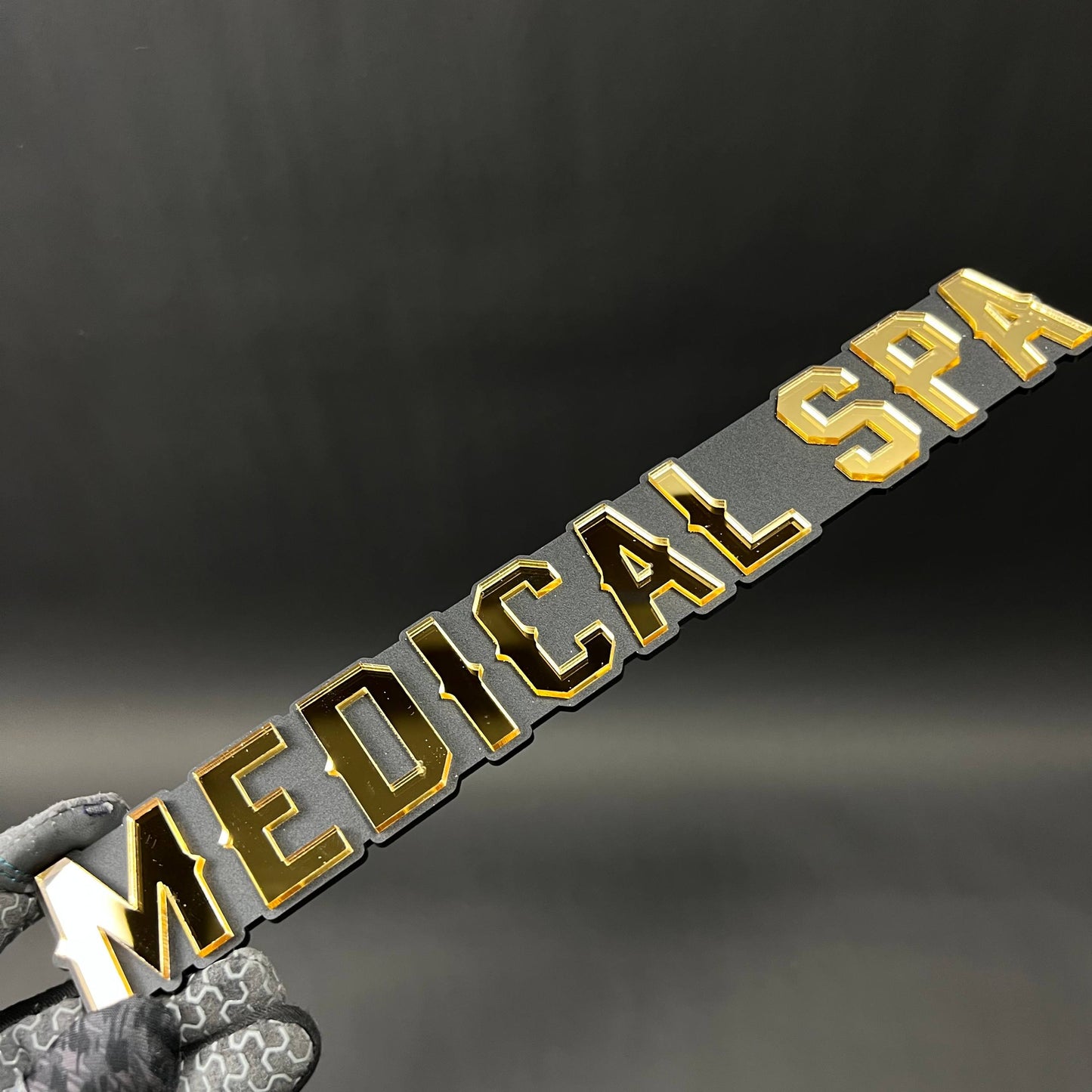 1PC MEDICAL SPA 3D Acrylic Badge - Car Truck Emblem Fender Sticker