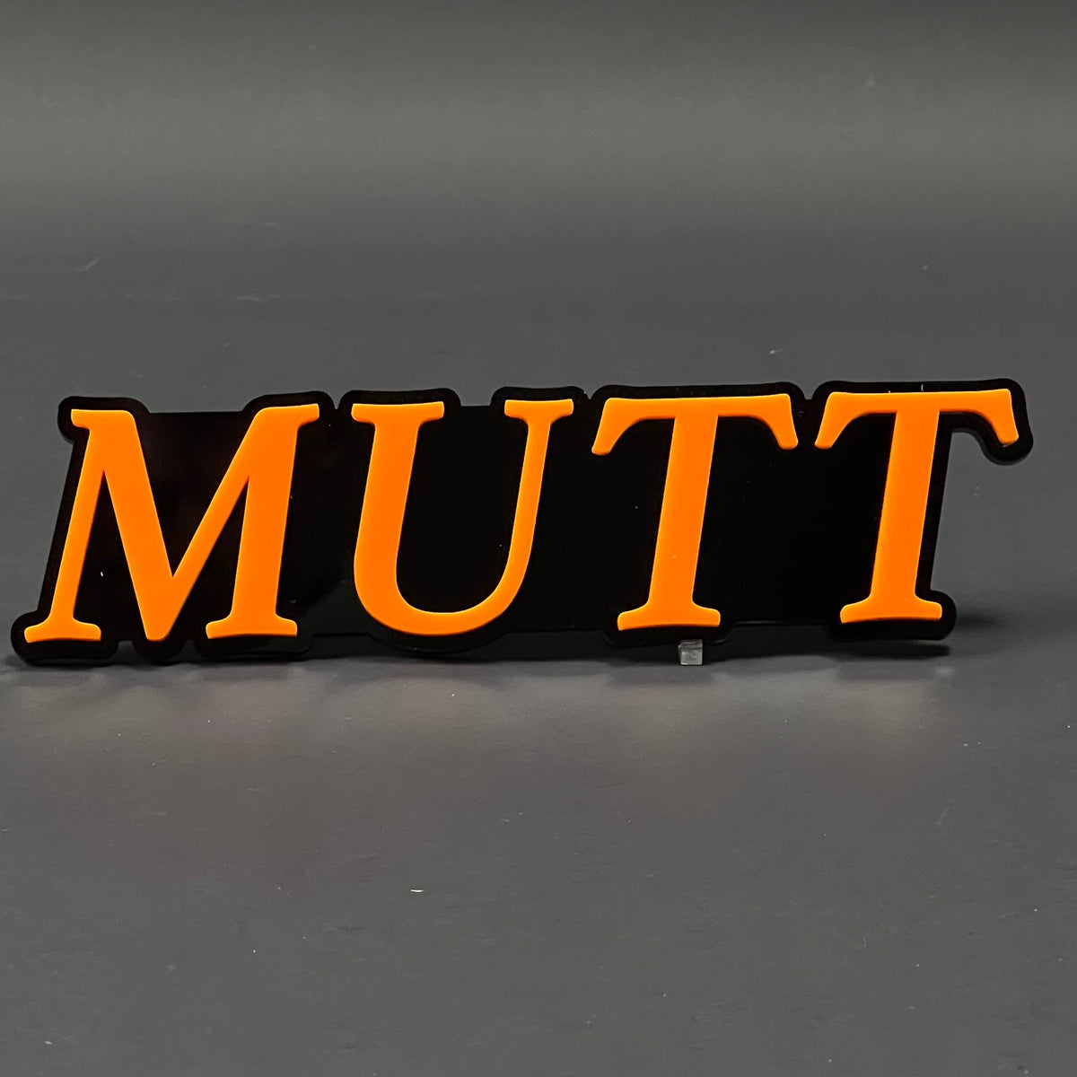 1PC MUTT 3D Acrylic Badge - Car Truck Emblem Fender Tailgate Trunk Sticker