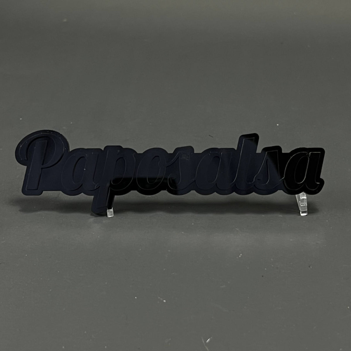 1PC Paposalsa 3D Acrylic Badge - Car Truck Emblem Fender Tailgate Trunk Sticker