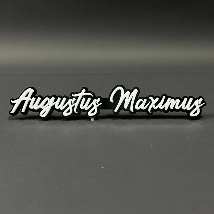 1PC Augustus Maximus 3D Acrylic Badge - Car Truck Emblem Fender Sticker