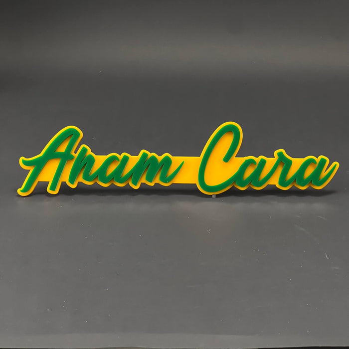 1PC Anam Cara 3D Acrylic Badge - Car Truck Emblem Fender Tailgate Trunk Sticker