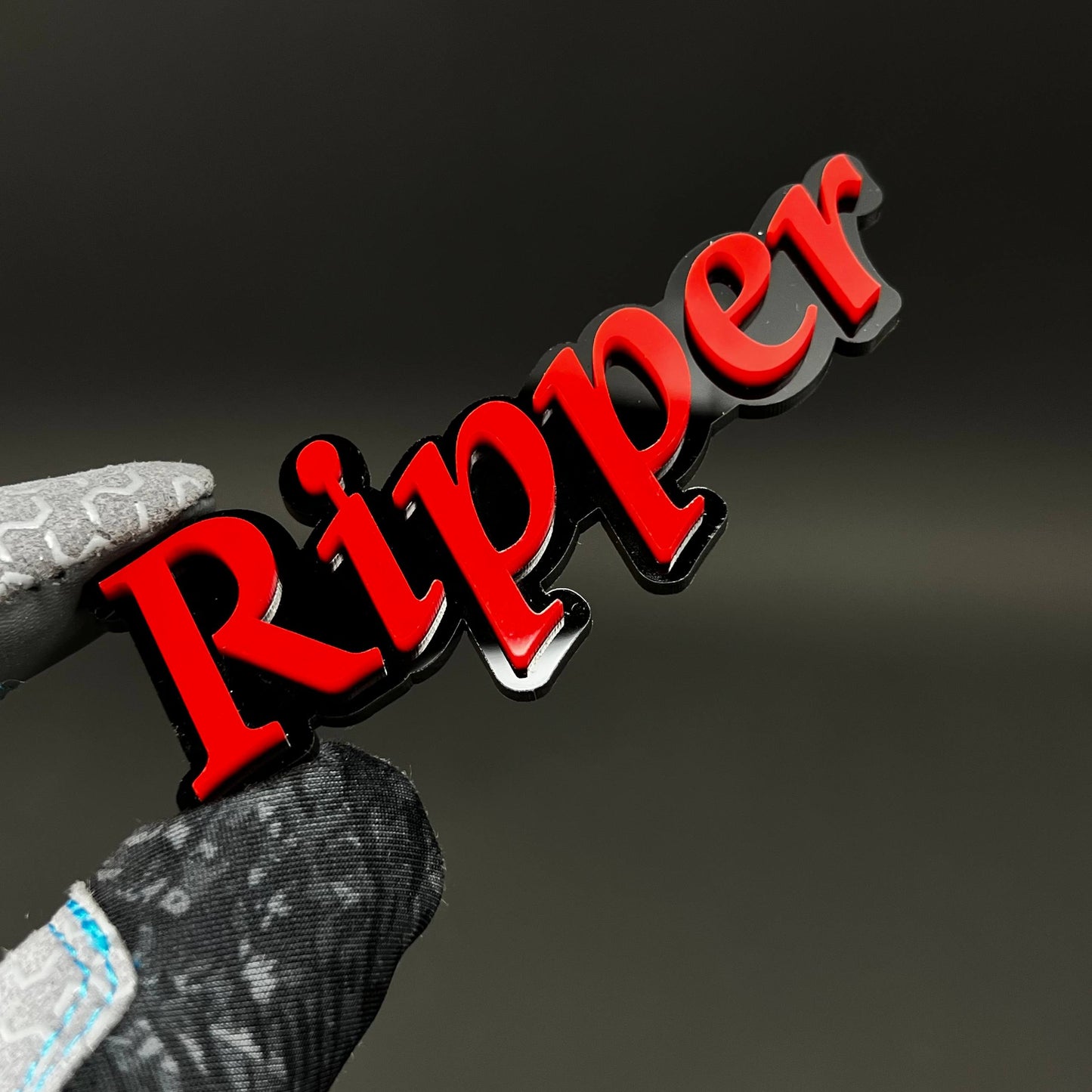 1PC Ripper 3D Acrylic Badge - Car Truck Emblem Fender Tailgate Trunk Sticker