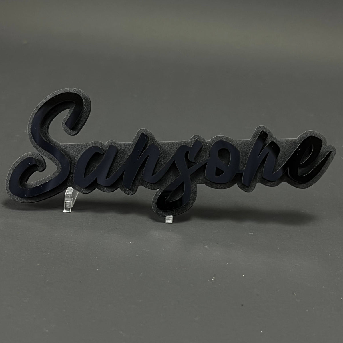 1PC Sansone 3D Acrylic Badge - Car Truck Emblem Fender Tailgate Trunk Sticker