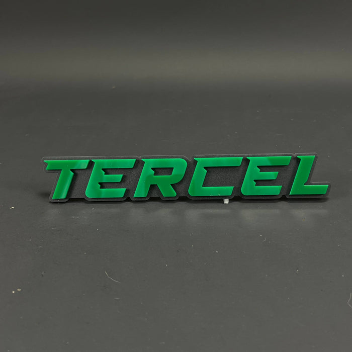 1PC TERCEL 3D Acrylic Badge - Car Truck Emblem Fender Tailgate Trunk Sticker