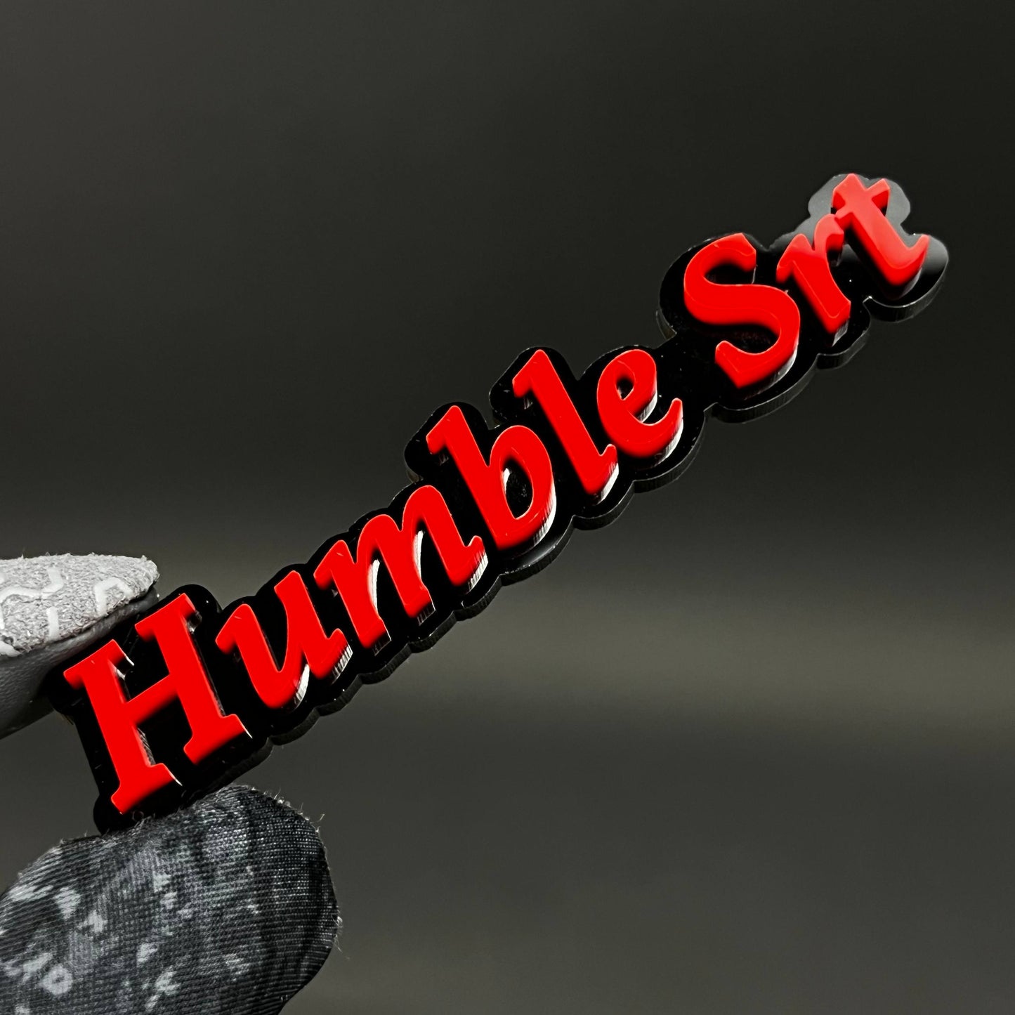 1PC Humble Srt 3D Acrylic Badge - Car Truck Emblem Fender Tailgate Trunk Sticker