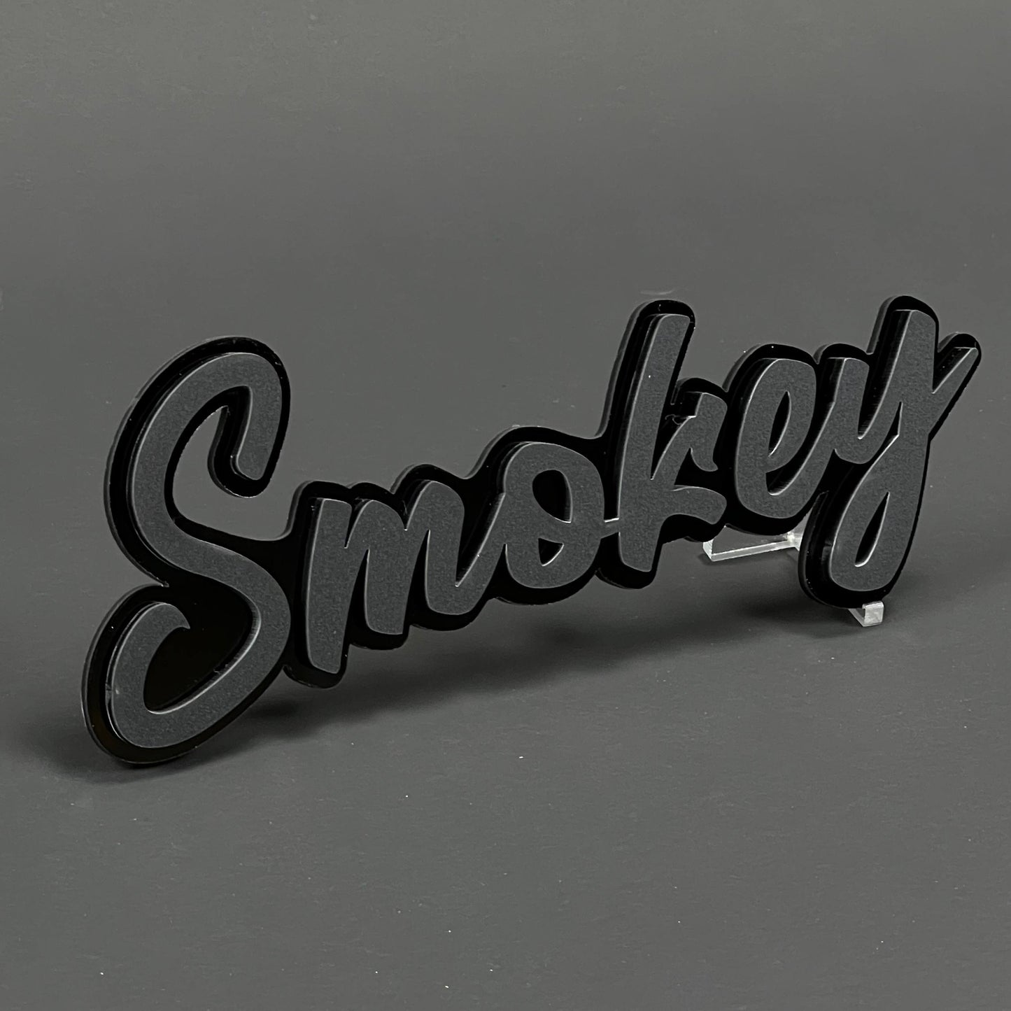 Smokey 3D Acrylic Badge - Car Truck Emblem Fender Tailgate Trunk Sticker