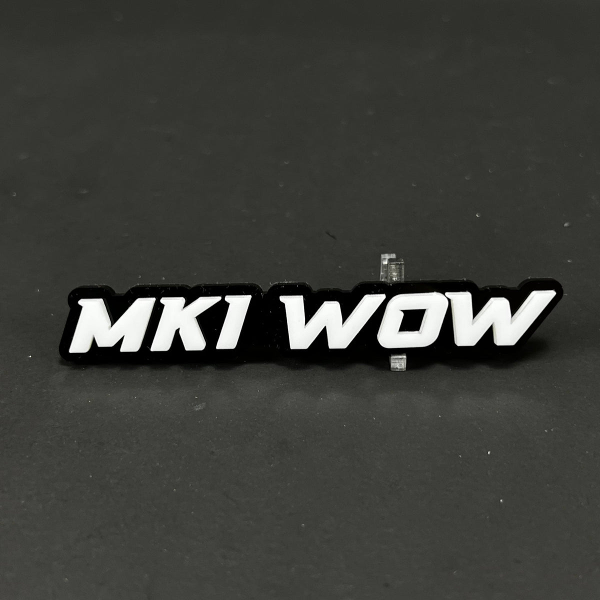 1PC MKI WOW 3D Acrylic Badge - Car Truck Emblem Fender Tailgate Trunk Sticker