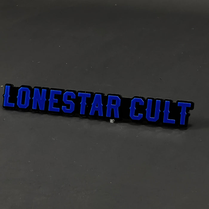 1PC LONESTAR CULT 3D Acrylic Badge - Car Truck Emblem Fender Sticker