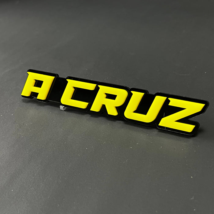 1PC A CRUZ 3D Acrylic Badge - Car Truck Emblem Fender Tailgate Trunk Sticker