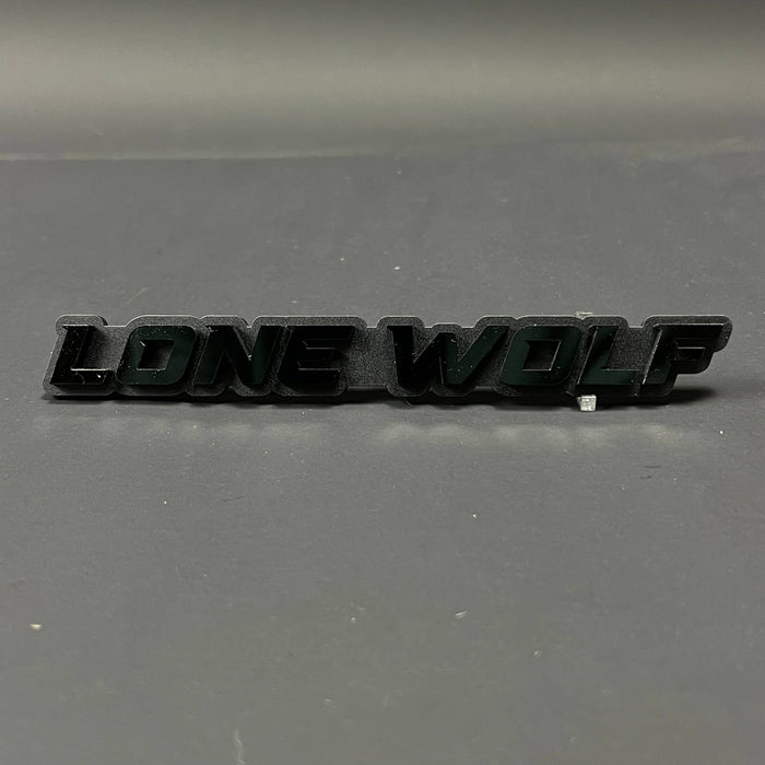 1PC LONE WOLF 3D Acrylic Badge - Car Truck Emblem Fender Tailgate Trunk Sticker