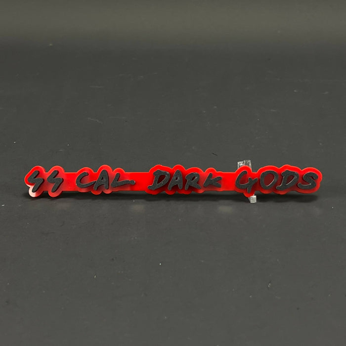 1PC .32 CAL DARK GODS 3D Acrylic Badge - Car Truck Emblem Fender Sticker
