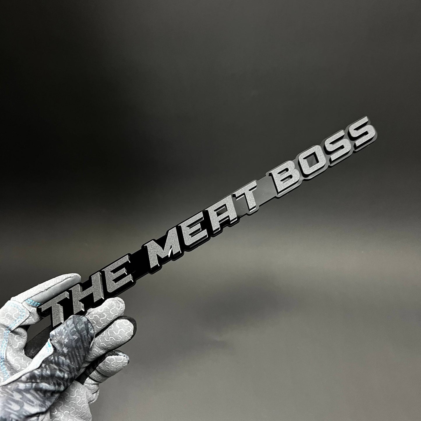1PC THE MEAT BOSS 3D Acrylic Badge - Car Truck Emblem Fender Sticker