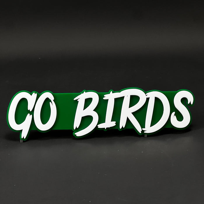 1PC GO BIRDS 3D Acrylic Badge - Car Truck Emblem Fender Tailgate Trunk Sticker